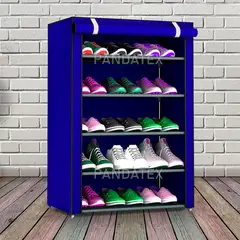 HELLO - ZAPATERO DE 5 PISOS COLOR AZUL