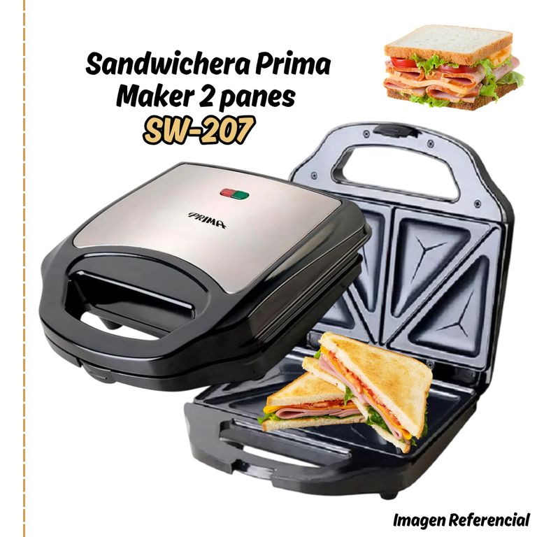 Sandwichera Maker 2 panes SW-207