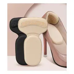 GENERICO - Plantilla con Soporte Talón Adhesivo Antideslizante Forma T