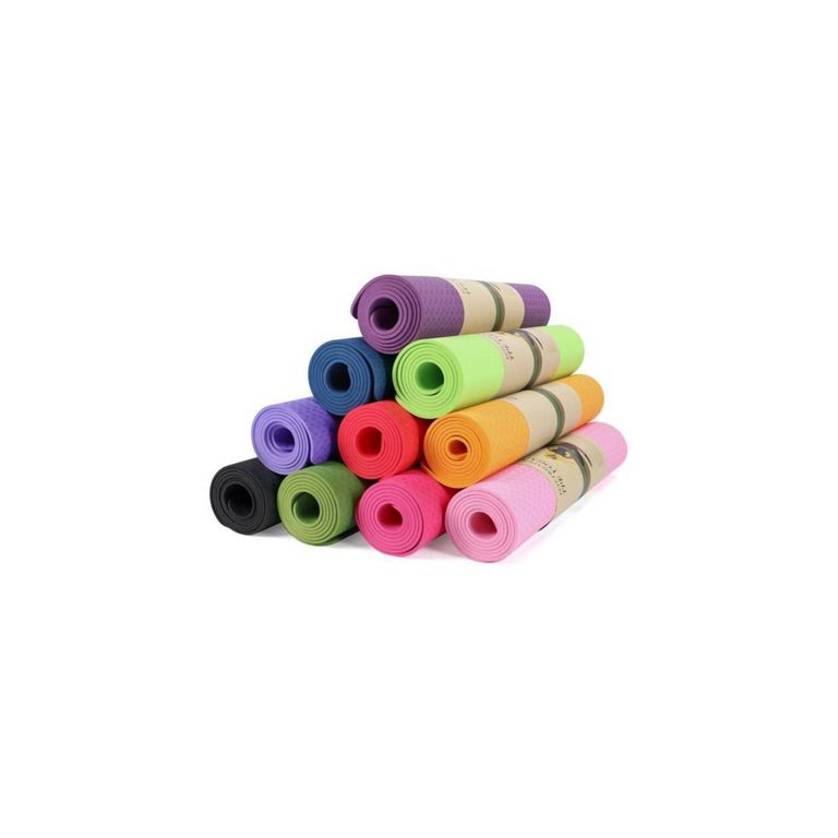 Colchoneta Mat Yoga 4mm Ecológico Excelente Calidad naranja