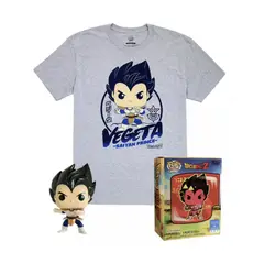 FUNKO - Vegeta Metallic Pop 614 + Polo (L) Dragon Ball Z