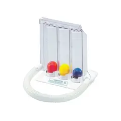GENERICO - RESPIRÓMETRO DE 3 BOLAS ROMSONS ESPIROMETRO EJERCICIOS DE RESPIRACION