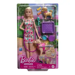 BARBIE - Set de Juego Paseo de Perrito