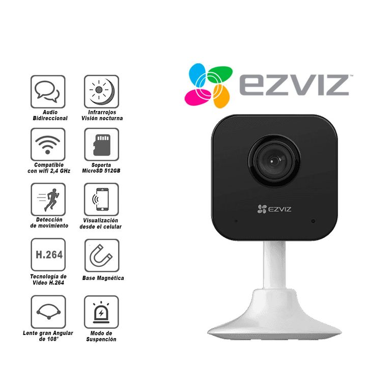 Cámara Seguridad H1C Full Hd 2Mp Inteligente
