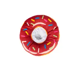 QUE PATAS PET SHOP - Collarín Donut Talla M Marrón