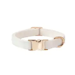 QUE PATAS PET SHOP - Collar para Mascotas Talla S Blanco