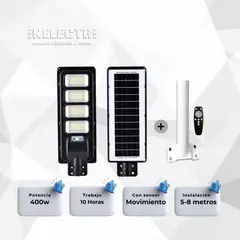 GENERICO - Pastoral Solar 400w con tubo soporte