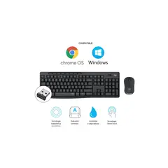 LOGITECH - Kit Teclado Y Mouse MK295 Inalámbrico