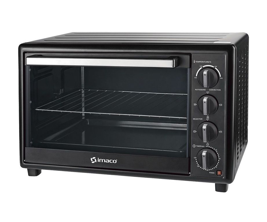 Horno Eléctrico Negro 46L Rosticero HEB 46R