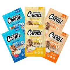 GENERICO - Snack para Gatos Naturalistic Cremi Surtido Pack x6 und