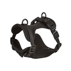 QUE PATAS PET SHOP - Arnés Transpirable con Correa Talla XL Negro