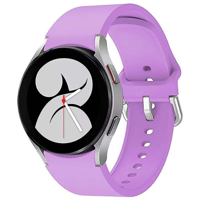 CORREA SILICONA PARA SAMSUNG WATCH 4-5-5 PRO-6 - LILA
