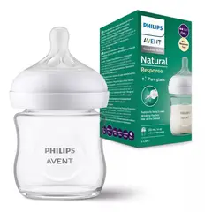 AVENT - Biberón Natural 120Ml Vidrio Anticólicos 0M+
