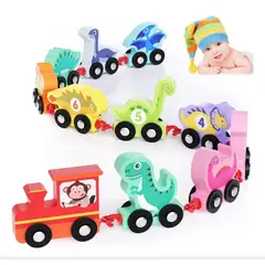 GENERICO - Tren Didactico Numerico de Animalitos Dinosaurios