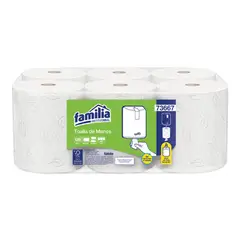 TORK - Papel Toalla de Manos Flujo Central Familia x6