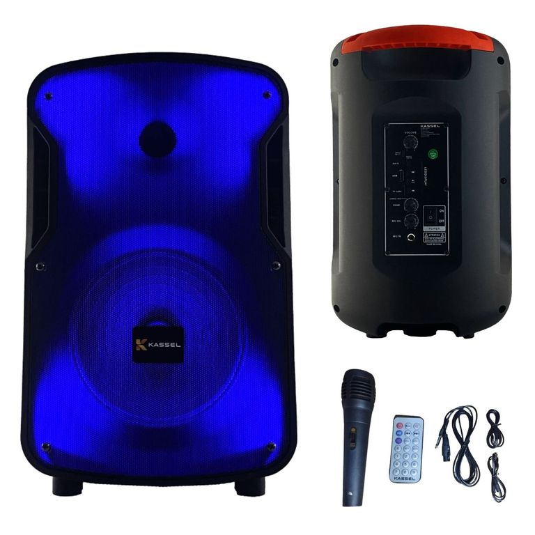 Parlante Portatil Kassel K812 USB BT Micrófono