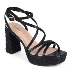 STHEF - Sandalias de Vestir DAMA 7932 NEGRO