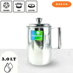 GENERICO - Jarra de Acero Inoxidable 3lt