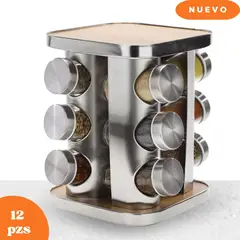 GENERICO - Jurgo De Condimentero Giratorio 12 Puestos