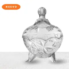 GENERICO - Bombonera de vidrio Transparente