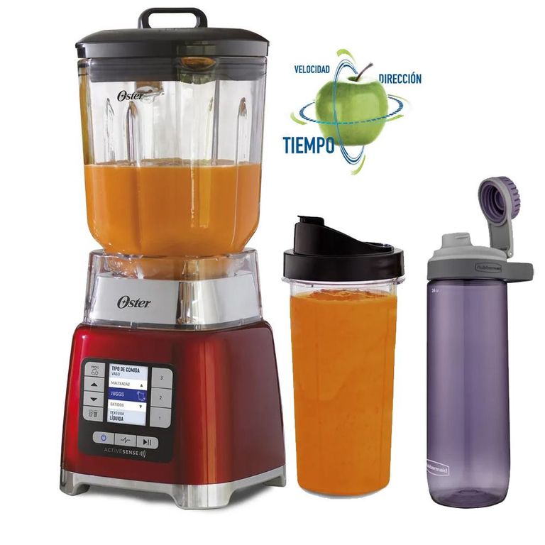 Licuadora ActiveSense con Blend&Go BLSTTDG Roja