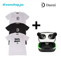 OEM - Pack 3 Polos Básicos Daeni Talla L - Audífonos Bluetooth Y06.