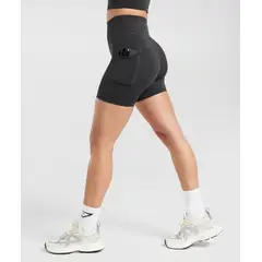 GENERICO - Short con Bolsillo Mujer - Short Deportivo con Bolsillo Mujer