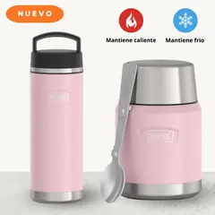 GENERICO - Combo de 2 thermos Acero Inoxidable