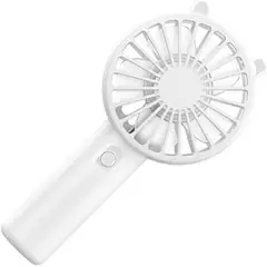 GENERICO - MINI VENTILADOR PORTÁTIL DE MANO BLANCO