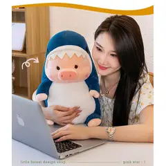 GENERICO - PELUCHE TIBURÓN CERDO