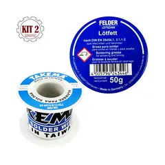 TAKEMA - Kit Estaño + Pasta para soldar GO-4005-KIT2