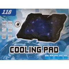 GENERICO - ENFRIADOR PARA LAPTOP DE 9" -17" CON 5 VENTILADORES