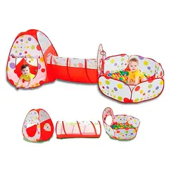GENERICO - Circuito Tunel mas Carpa Estimulacion Temprana 3en1