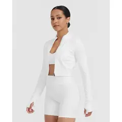 GENERICO - Casaca Deportiva con Cierre mujer - Chaqueta de Lycra Gym Mujer