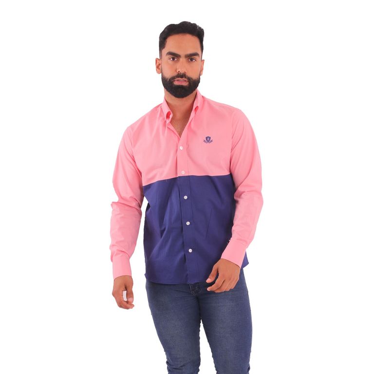Camisa Manga Larga Hombre 100% Algodón Pima Piero Biani