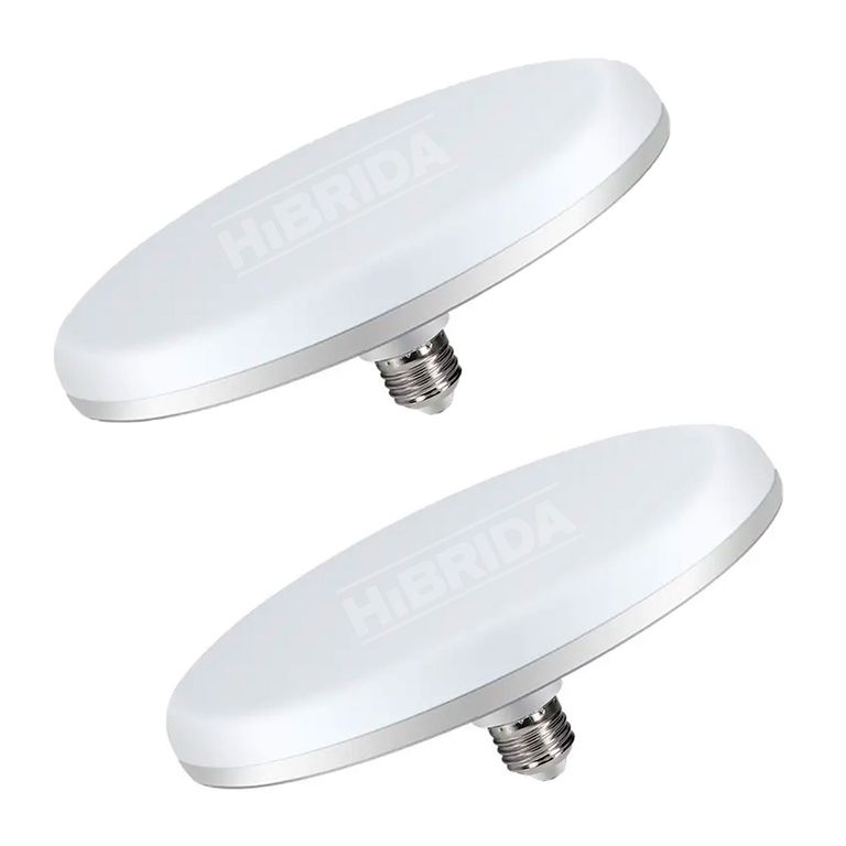 FOCO LED UFO X2 60W ILUMINACIÃ“N HOGAR EXTERIOR LUZ FÃCIL USO - COMBO