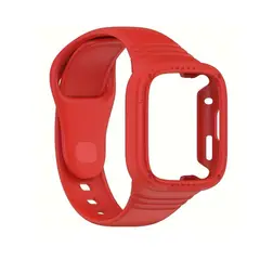 GENERICO - CORREA DE SILICONA PARA WATCH 3 ACTIVE – ROJO