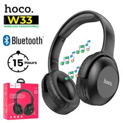 HOCO - Audifonos Bluetooth inalámbricos W33 Color negro