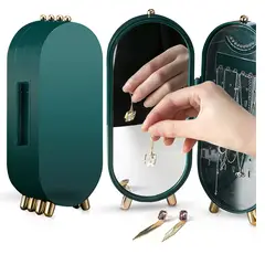 OEM - Joyero Organizador Acrilico Plegable para Joyas Importado Collar Arete