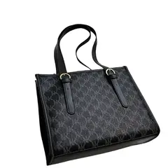 GENERICO - Bolso De Mano Casual Gran Capacidad Trabajo Modelo 2026-Negro