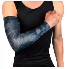 GENERICO - Mangas Deportivas Protección UV - NEGRO L