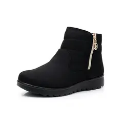 BLWOENS - Botas de algodón para Mujer 187-Negro