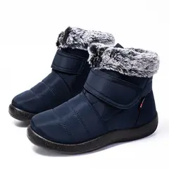 BLWOENS - Botas de algodón para Mujer K21-Azul