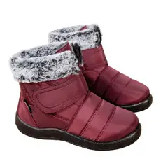 BLWOENS - Botas de algodón para Mujer K21-Rojo