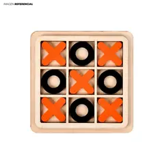 GENERICO - Juego de Mesa Hecho de Madera 3 en Raya