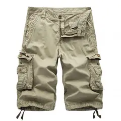 BLWOENS - Pantalones cortos masculinos para Hombre-Beige
