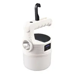 GENERICO - Lámpara Solar De Mano Doble Luz Mx-518