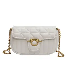 VATYERTY - Bolsa cuadrada mini neón rosado guateado con solapa