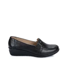 VIALE - Zapato Mocasín Casual LE-2412 Negro Cuero