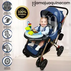 CONFORT - Coche Cuna Musical «MAXI SUMMER» Blue